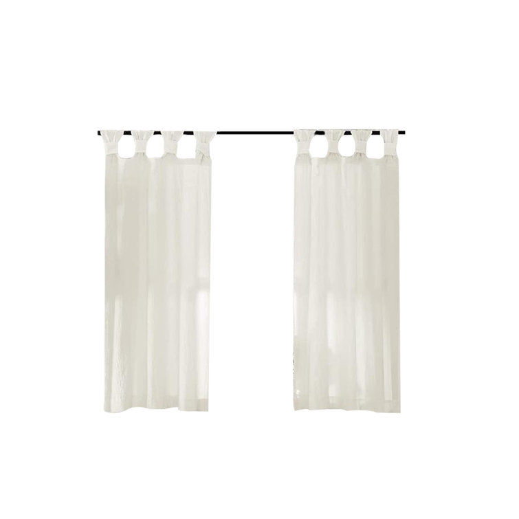 Ebern Designs Celetha SemiSheer Curtain Pair Wayfair